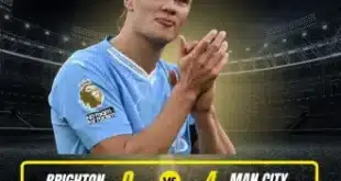 Brighton 0-4 Man City