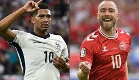موعد مباراة إنجلترا والدنمارك في كأس أوروبا يورو 2024 والقنوات الناقلة