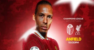 موعد مباراة ليفربول وبولونيا في الجولة الثانية من دوري أبطال أوروبا 2024-2025 والقنوات الناقلة