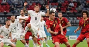 تشكيل إيطاليا وبلجيكا اليوم في دوري الأمم الأوروبية والقنوات الناقلة