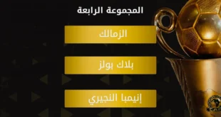 قرعة كأس الكونفدرالية 2024.. الزمالك يصطدم بالمصري البورسعيدي في مواجهة نارية