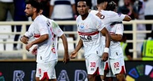 معلق مباراة الزمالك وبلاك بولز اليوم