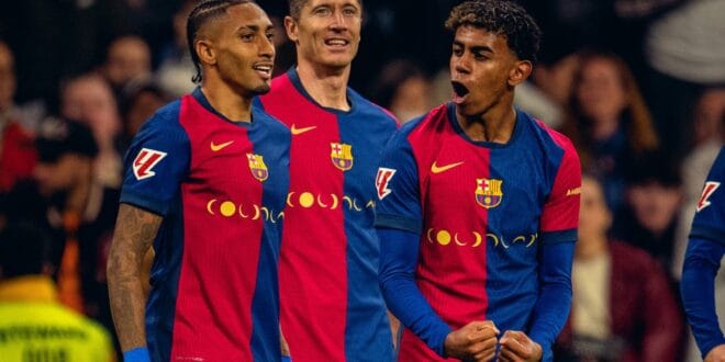 معلق مباراة برشلونة ودورتموند اليوم في دوري أبطال أوروبا 2025/2024 والقنوات الناقلة