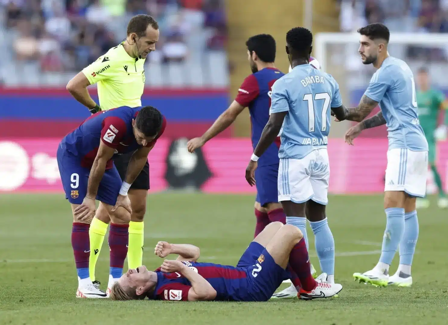 غيابات برشلونة قبل مواجهة سيلتا فيغو في الدوري الإسباني