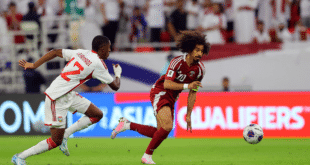 القنوات الناقلة لمباراة الإمارات وقطر في تصفيات كأس العالم 2026