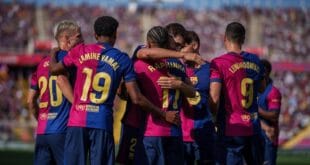 القنوات الناقلة لمباراة برشلونة وبروسيا دورتموند اليوم في دوري أبطال أوروبا 2025/2024
