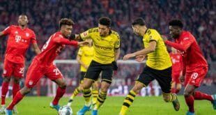 موعد مباراة بايرن ميونخ وبروسيا دورتموند في الدوري الألماني 2025/2024 والقنوات الناقلة
