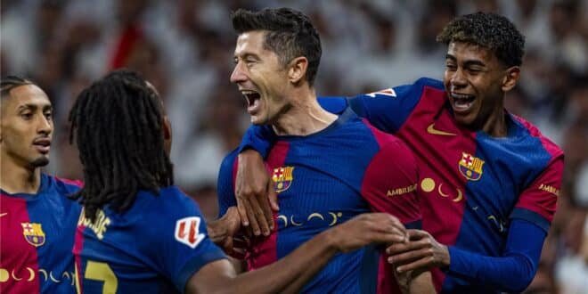القنوات الناقلة لمباراة برشلونة وريال بيتيس اليوم السبت في الدوري الإسباني 2025/2024
