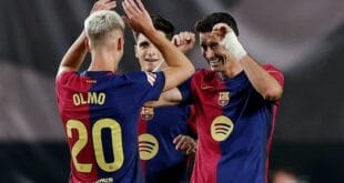 معلق مباراة برشلونة ودورتموند اليوم في دوري أبطال أوروبا 2025/2024 والقنوات الناقلة