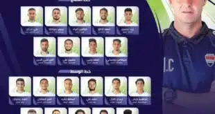 قائمة منتخب العراق النهائية للاعبين المشاركين في «خليجي 26» وموعد المباراة القادمة أمام اليم
