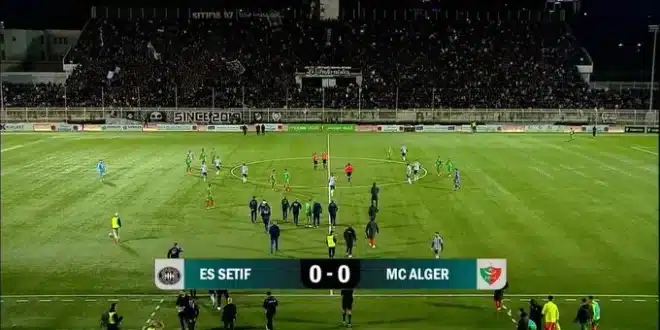 موعد مباراة وفاق سطيف القادمة بعد التعادل مع مولودية الجزائر