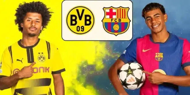 تعرف على معلق مباراة برشلونة وبوروسيا دورتموند اليوم في دوري أبطال أوروبا