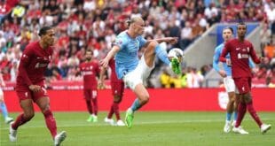 معلق مباراة ليفربول ومانشستر سيتي اليوم في الدوري الإنجليزي 2025/2024 والقنوات الناقلة