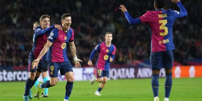موعد مباراة برشلونة وبروسيا دورتموند في دوري أبطال أوروبا 2025/2024 والقنوات الناقلة