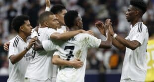 موعد مباراة ريال مدريد وإشبيلية في الدوري الإسباني 2025:2024 والقنوات الناقلة