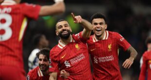 موعد مباراة ليفربول وليستر سيتي في الدوري الإنجليزي 2025/2024 والقنوات الناقلة