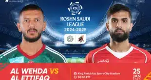 القنوات الناقلة لمباراة الوحدة والاتفاق