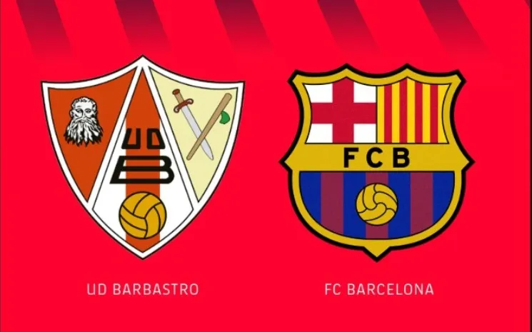 من هو معلق مباراة برشلونة وبارباسترو في كأس ملك إسبانيا؟