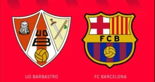 مشاهدة مباراة برشلونة وبارباسترو فى كأس ملك إسبانيا 2024-2025