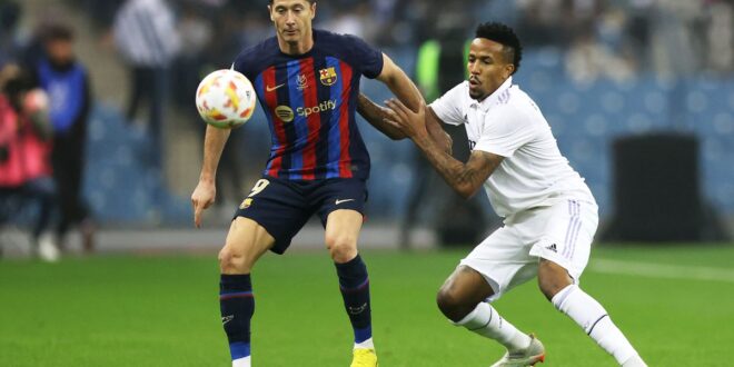 القنوات الناقلة لمباراة برشلونة وريال مدريد اليوم الأحد في نهائي السوبر الإسباني 2025/2024