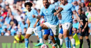 القنوات الناقلة لمباراة مانشستر سيتي وبرينتفورد اليوم الثلاثاء في الدوري الإنجليزي 2025/2024