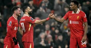 معلق مباراة ليفربول وبرينتفورد اليوم السبت في الدوري الإنجليزي 2025/2024 والقنوات الناقلة