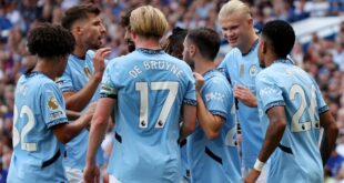 معلق مباراة مانشستر سيتي وبرينتفورد اليوم الثلاثاء في الدوري الإنجليزي 2025/2024 والقنوات الناقلة