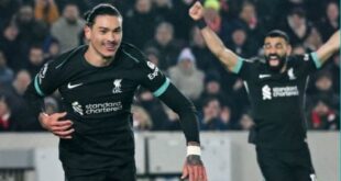 موعد مباراة ليفربول القادمة بعد الفوز على برينتفورد في الدوري الإنجليزي 2025/2024