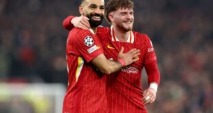 موعد مباراة ليفربول وإيبسويتش تاون في الدوري الإنجليزي 2025/2024 والقنوات الناقلة