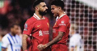 القنوات الناقلة لمباراة ليفربول وإيفرتون اليوم الأربعاء في الدوري الإنجليزي 2025/2024