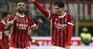 القنوات الناقلة لمباراة ميلان وروما اليوم الأربعاء في ربع نهائي كأس إيطاليا 2025/2024