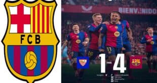برشلونة يضرب بقوة في الأندلس.. رباعية ولا أروع في شباك إشبيلية