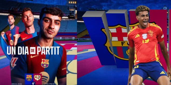 بث مباشر مباراة برشلونة ورايو فاليكانو اليوم والقنوات الناقلة في الدوري الإسباني 2025
