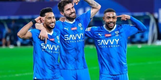 معلق مباراة الهلال وضمك اليوم السبت في الدوري السعودي 2025/2024 والقنوات الناقلة