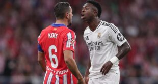 معلق مباراة ريال مدريد وأتلتيكو اليوم السبت في الدوري الإسباني 2025/2024 والقنوات الناقلة