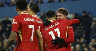 معلق مباراة ليفربول ونيوكاسل اليوم الأربعاء في الدوري الإنجليزي 2025:2024 والقنوات الناقلة