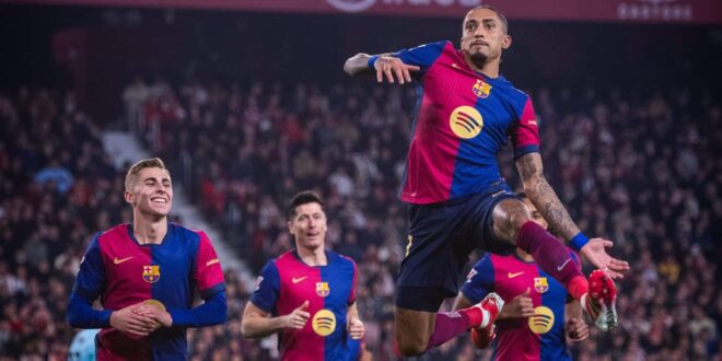 موعد مباراة برشلونة القادمة بعد الفوز على إشبيلية في الدوري الإسباني 2025/2024
