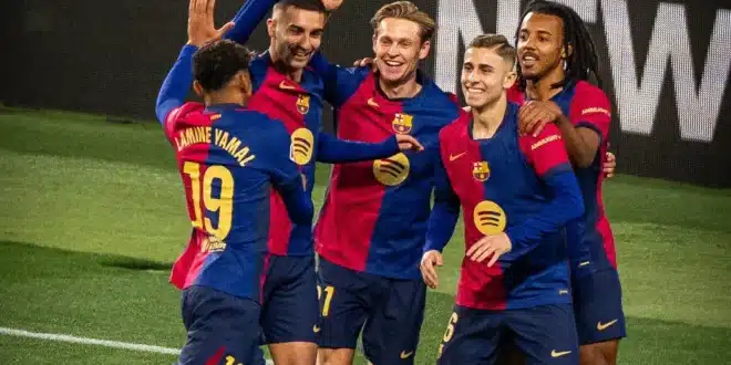 تشكيلة برشلونة ضد إشبيلية في الجولة 23 في الدوري الإسباني