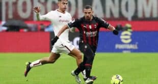 موعد مباراة ميلان وروما في ربع نهائي كأس إيطاليا 2025/2024 والقنوات الناقلة