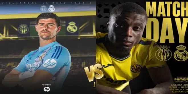 مشاهدة مباراة ريال مدريد ضد فياريال بث مباشر اليوم في الدوري الإسباني، تفاصيل اللقاء والقنوات الناقلة.