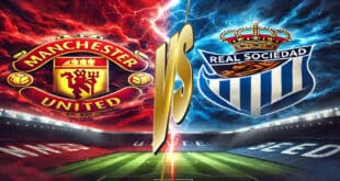 البث المباشر لمباراة مانشستر يونايتد وريال سوسيداد في الدوري الأوروبي - شاهدها الآن بدون اشتراك