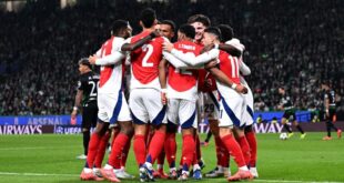 القنوات الناقلة لمباراة أرسنال وأيندهوفن اليوم الثلاثاء في دوري أبطال أوروبا 2025/2024