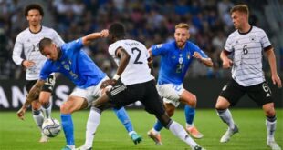 القنوات الناقلة لمباراة ألمانيا وإيطاليا اليوم الأحد في ربع نهائي دوري الأمم الأوروبية 2024