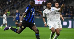 القنوات الناقلة لمباراة إنتر ميلان ونابولي اليوم السبت في الدوري الإيطالي 2025/2024