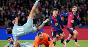 القنوات الناقلة لمباراة برشلونة وأتلتيكو مدريد اليوم الأحد في الدوري الإسباني 2025/2024