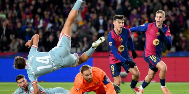 القنوات الناقلة لمباراة برشلونة وأتلتيكو مدريد اليوم الأحد في الدوري الإسباني 2025/2024