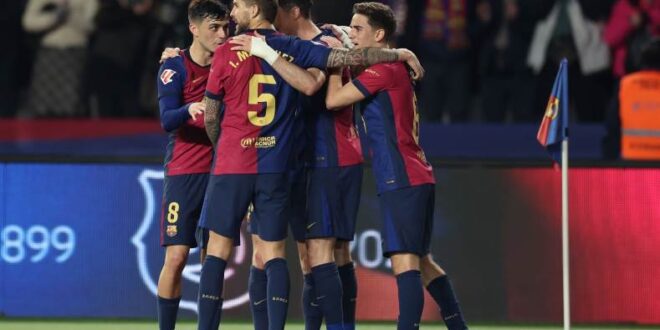 القنوات الناقلة لمباراة برشلونة وأوساسونا اليوم الخميس في الدوري الإسباني 2025/2024