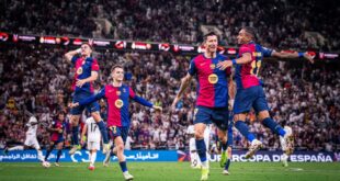 القنوات الناقلة لمباراة برشلونة وبنفيكا اليوم الأربعاء في دوري أبطال أوروبا 2025/2024