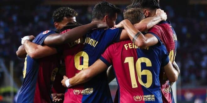 القنوات الناقلة لمباراة برشلونة وبنفيكا اليوم الثلاثاء في دوري أبطال أوروبا 2025/2024