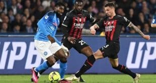القنوات الناقلة لمباراة ميلان ونابولي اليوم الأحد في الدوري الإيطالي 2025/2024
